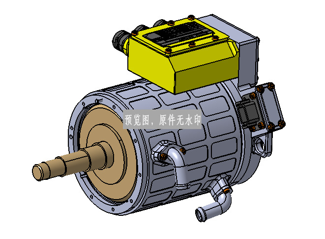 新能源汽车电机驱动系统设计三维CATIA模型图纸